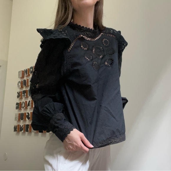 Farm Rio Eyelet Blouse - Picture 2 of 4